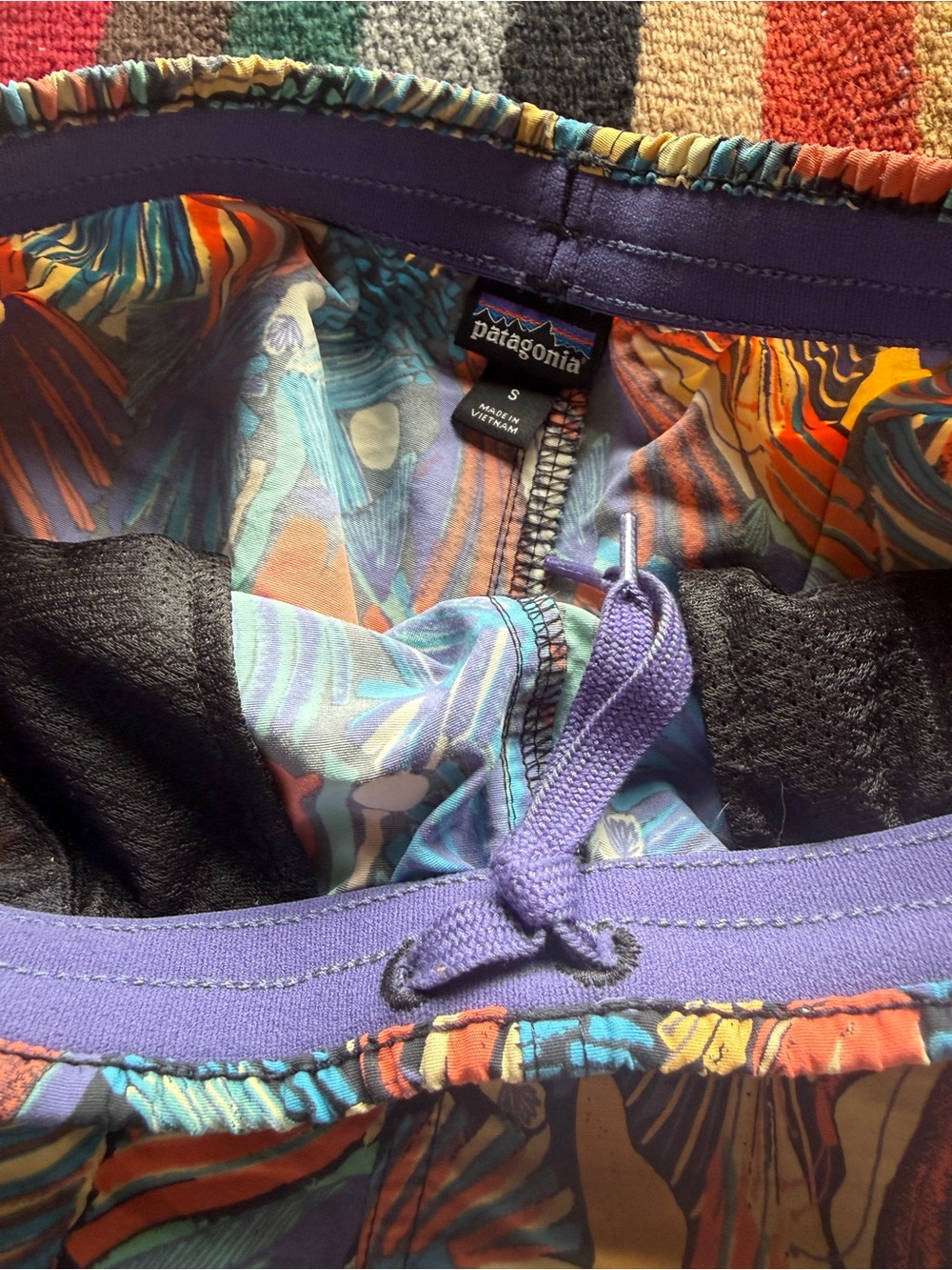 Patagonia Multicolor Floral-Pattern Athletic Shorts - Picture 3 of 3